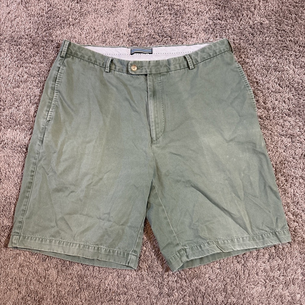 Peter Millar Shorts Mens‎ Size 34 Beige Chino Flat Front Khaki Golf